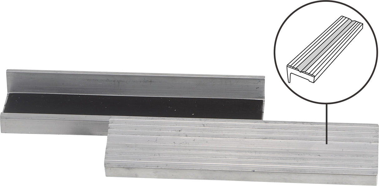 BENCH VICE JAW PROTECTORS | ALUMINIUM | 125 MM | 2 PCS. (9282)