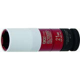 SOCKET LONG IMPACT THIN-WALLED 1/2", LIMITED TO 115 NM, 21 MM (7113)