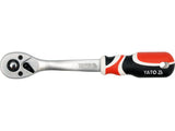 CURVED QUICK RELEASE RATCHET HANDLE 3/8 (YT-0731)