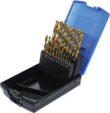 TWIST DRILL SET | HSS | TITANIUM NITRATED | 1 - 10 MM | 19 PCS. (2013)
