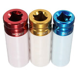 THIN-WALL IMPACT SOCKET SET WITH PROTECTORS | 12.5 MM (1/2") | 17/19/21 MM | 3 PCS. (SK7200)