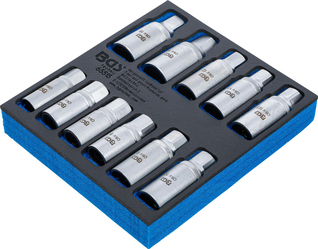 TOOL TRAY 1/6: STUD EXTRACTOR SET | 5 - 16 MM | 11 PCS. (65515)