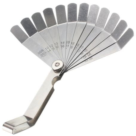 BENT FEELER GAUGES | 12 BLADES (SPG12)