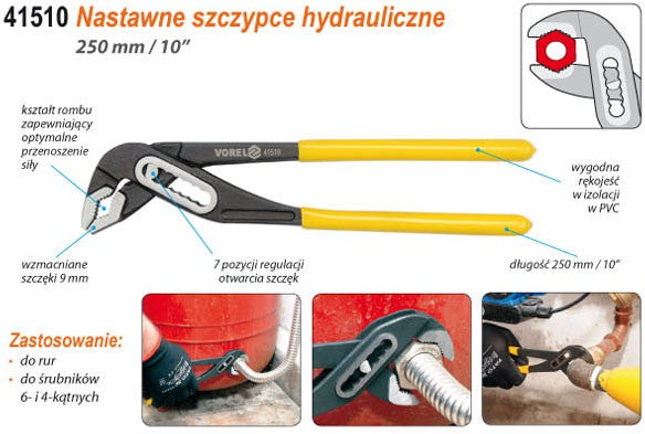 BOX JOINT PLIERS 250MM (41510)