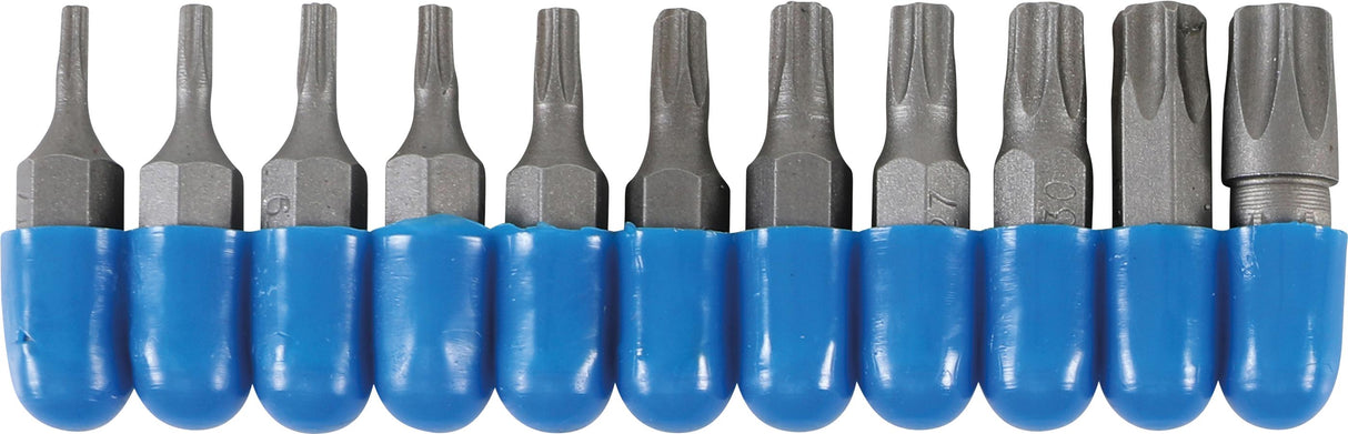 BIT SET | 6.3 MM (1/4") DRIVE | T-STAR (FOR TORX) | 11 PCS. (784)