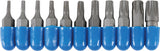 BIT SET | 6.3 MM (1/4") DRIVE | T-STAR (FOR TORX) | 11 PCS. (784)