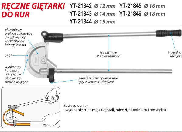 PIPE BENDER 12MM (YT-21842)