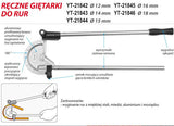 PIPE BENDER 12MM (YT-21842)