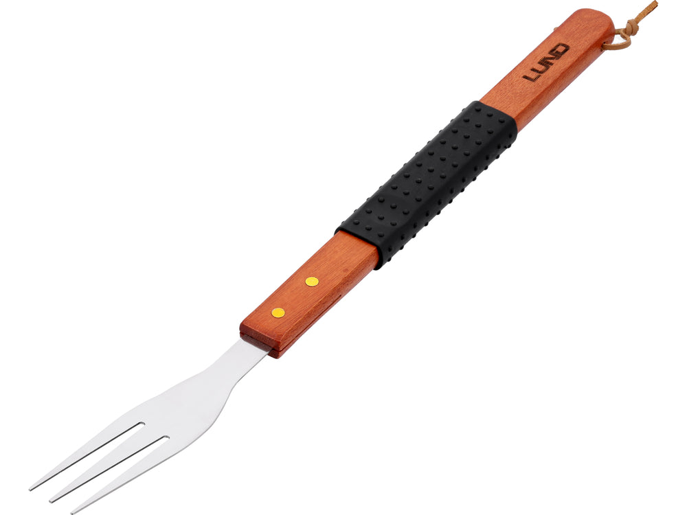 BBQ SET 3PCS, WOODEN HANDLE (99845)