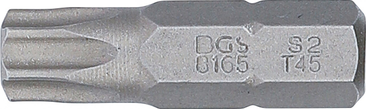 BIT | LENGTH 30 MM | 8 MM (5/16") DRIVE | T-STAR (FOR TORX) T45 (8165)