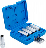 SPARK PLUG SOCKET SET HEXAGON | 12.5 MM (1/2") DRIVE | 14 - 21 MM | 5 PCS. (6641)