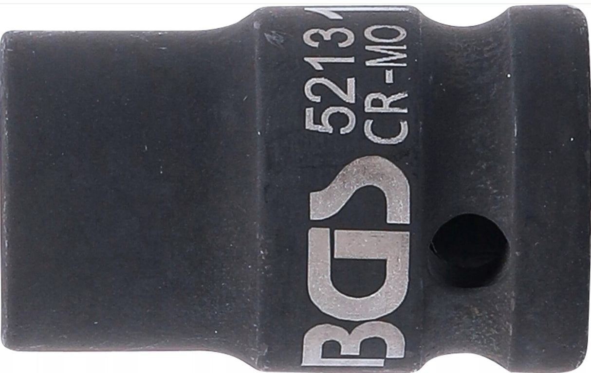 IMPACT SOCKET, HEXAGON | 12.5 MM (1/2") DRIVE | 13 MM (5213)