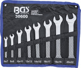 DOUBLE OPEN END SPANNER SET | 6 - 22 MM | 8 PCS. (30600)