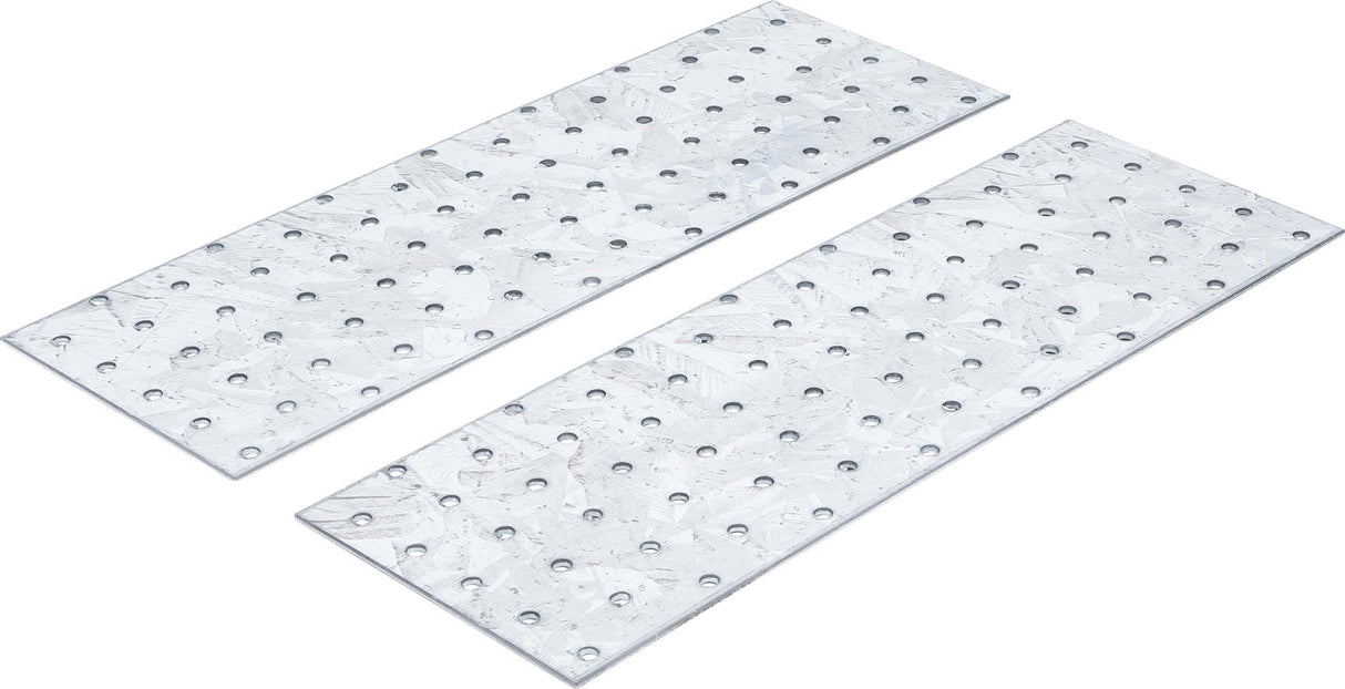 FLAT STEEL CONNECTOR SET | 300 X 100 X 2 MM | 2 PCS. (80788)