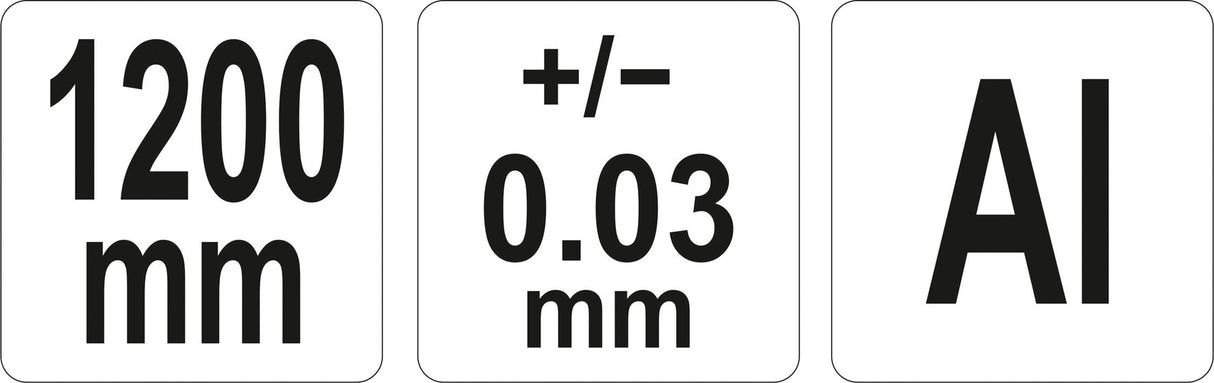 ALUMINIUM RULER 1200 MM (YT-70855)