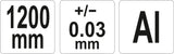 ALUMINIUM RULER 1200 MM (YT-70855)