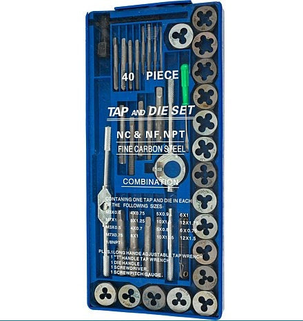 TAP AND DIE SET | 40 PCS. (ES370060)