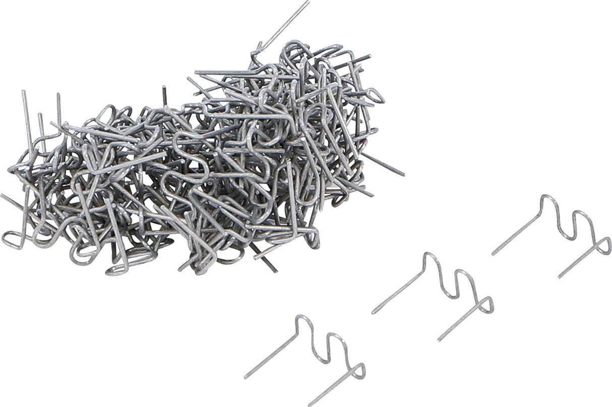 REPAIR STAPLES SET | WAVE SHAPE | 0.8 MM | 100 PCS. (73353B)