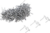 REPAIR STAPLES SET | WAVE SHAPE | 0.8 MM | 100 PCS. (73353B)