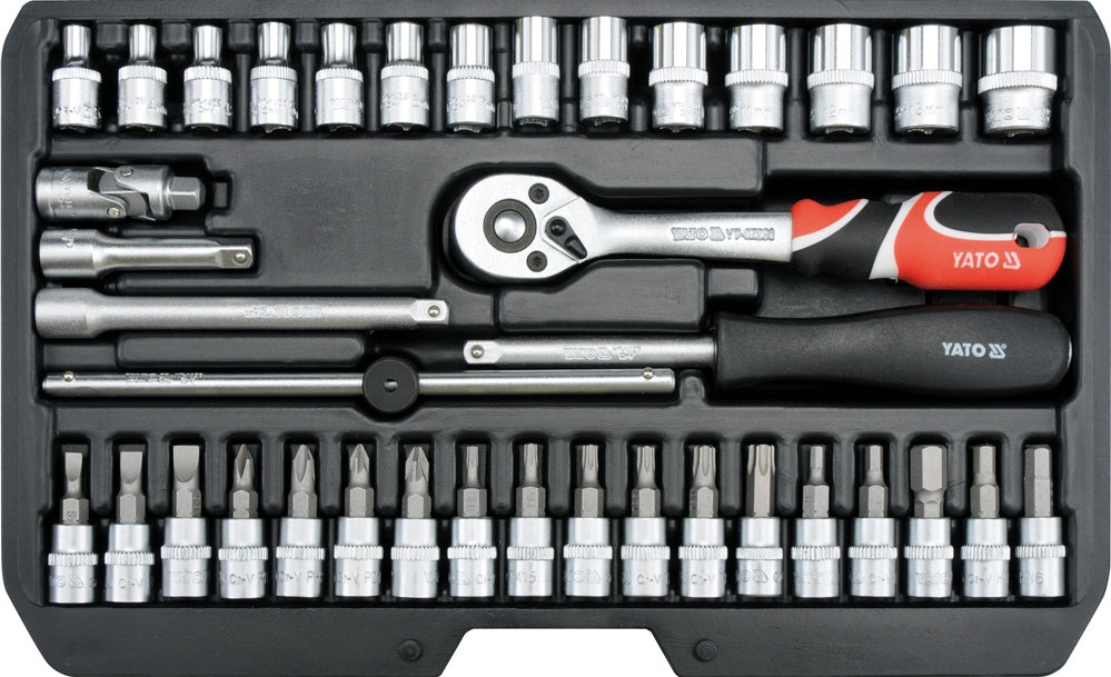 SOCKET SET 1/4" 38PCS (YT-14471)