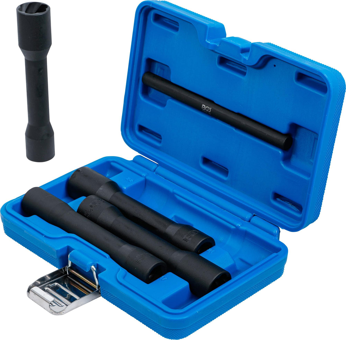 TWIST SOCKET SET (SPIRAL PROFILE) / SCREW EXTRACTOR, DEEP | 12.5 MM (1/2") DRIVE | 17 - 22 MM | 5 PCS. (5262)