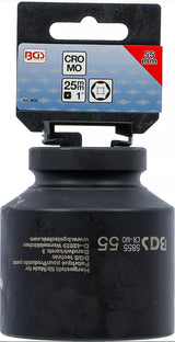 IMPACT SOCKET, HEXAGON | 25 MM (1") DRIVE | 55 MM (5855)