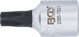 BIT SOCKET | 6.3 MM (1/4") DRIVE | T-STAR TAMPERPROOF (FOR TORX) TS27 (2355-TS27)