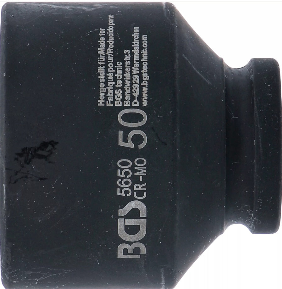 IMPACT SOCKET, HEXAGON | 20 MM (3/4") DRIVE | 50 MM (5650)
