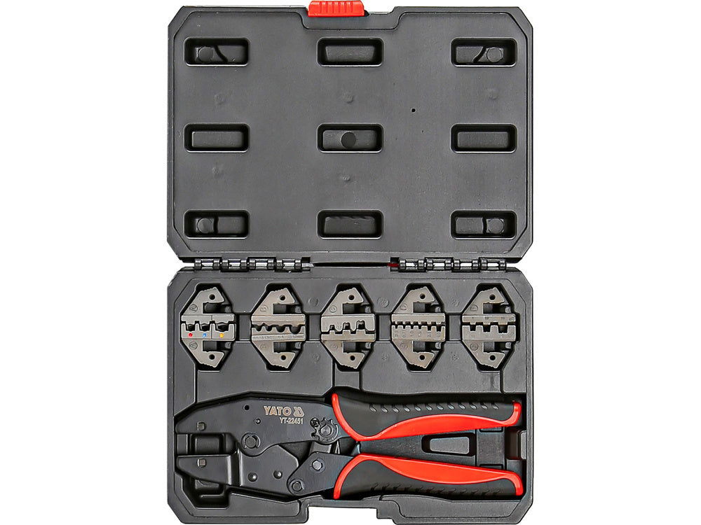 CRIMPING PLIERS SET 5 JAWS (YT-22451)