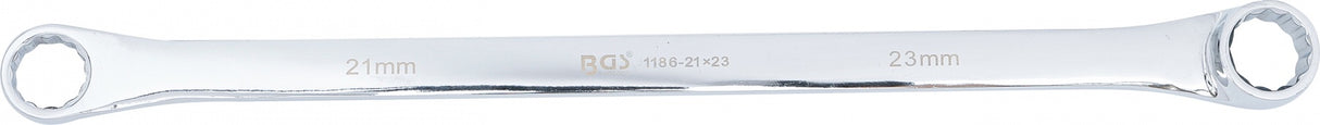 DOUBLE OPEN-END RING WRENCH | LONG TYPE | 21X23 MM (1186-21X23)