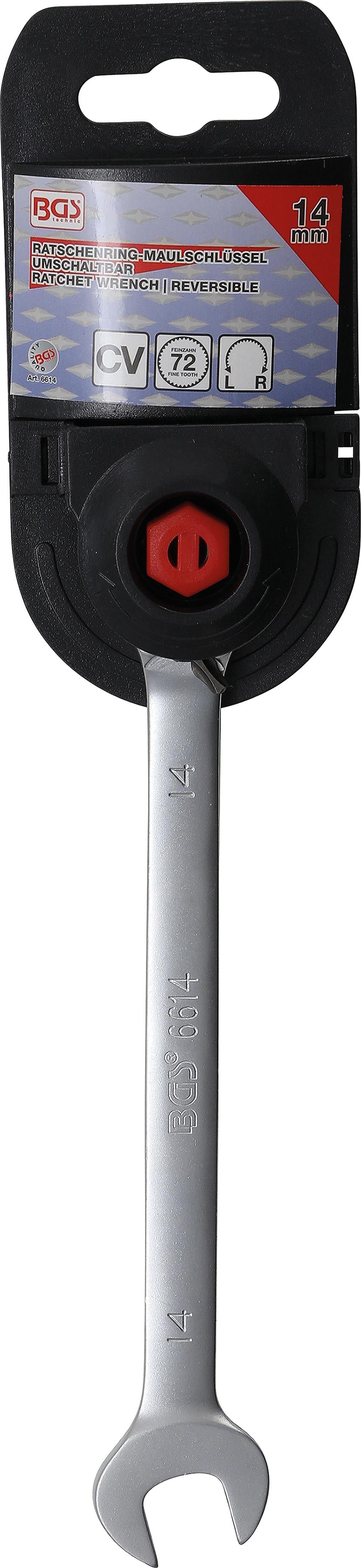 RATCHET COMBINATION WRENCH | REVERSIBLE | 14 MM (6614)