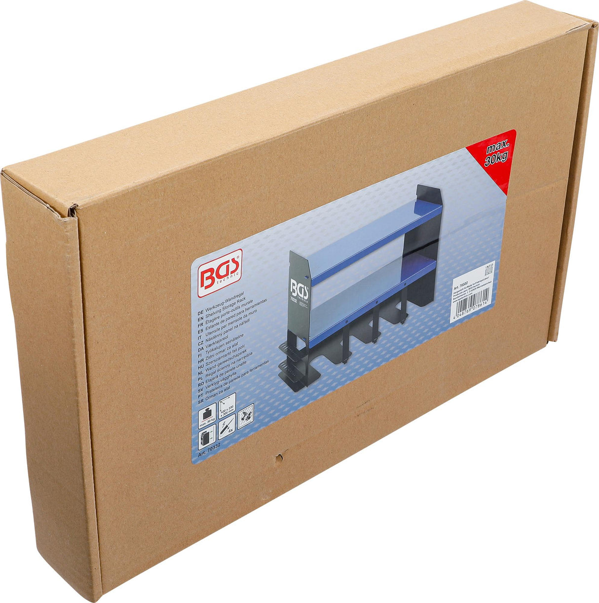 SHELVING STORAGE RACK | FOR CORDLESS POWER TOOLS (70332)