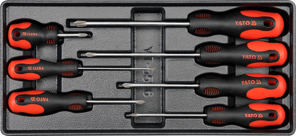 PVC TRAY WITH 7PCS PHILLIPS SCREWDRIVERS (YT-5536)