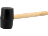 RUBBER MALLET WOODEN HANDLE (33650)