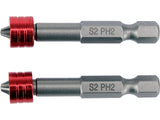 MAGNETIC RING AND STOP BIT SET | 2 PCS. | 50 MM | PH2 (YT-78170)