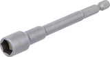 SOCKET, HEXAGON | EXTRA LONG | FOR ELECTRIC DRILLS | 6.3 MM (1/4") DRIVE | 10 MM (2766)