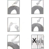 TOOL SET FOR TIRE REPAIR (V8654-B)