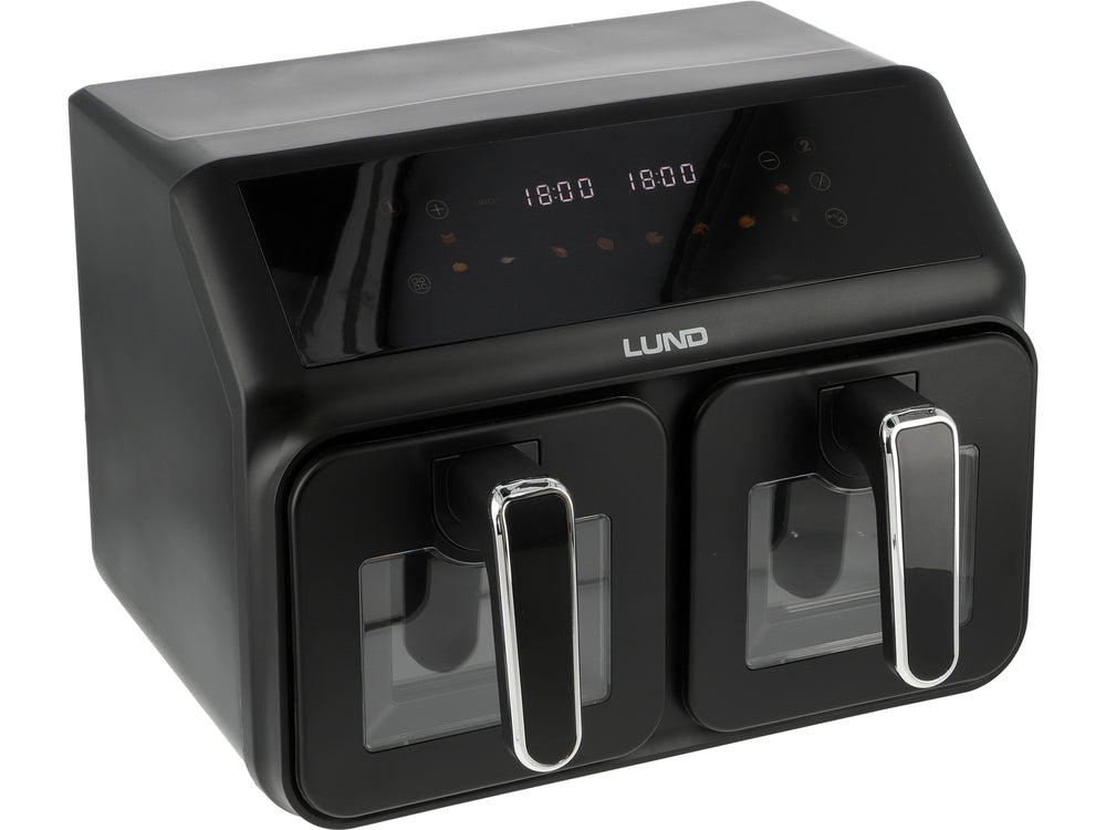 AIR FRYER 2200W 4L+4L BLACK (67563)