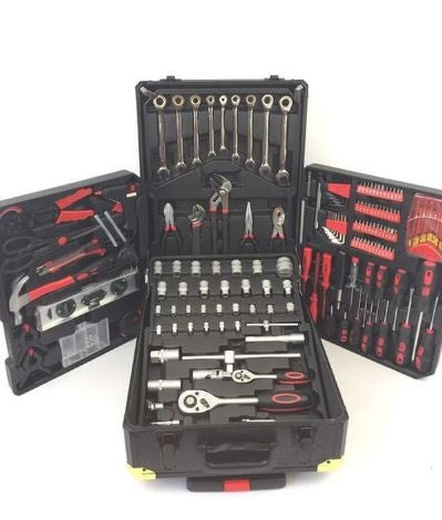 TOOL SET IN ALUMINUM CASE | RATCHETING WRENCHES | WITH WHEELS | 188 PCS. (SK58288)