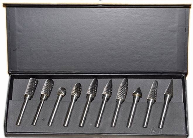 TUNGSTEN CARBIDE DIAMOND CUTTER SET | HEAD SIZE - 10 MM | 10 PCS. (SK8998)