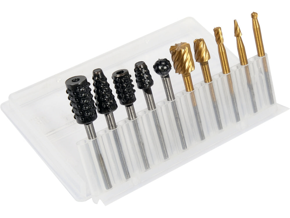 10PCS SET OF ROTARY FILES FOR MINI GRIND (YT-61730)
