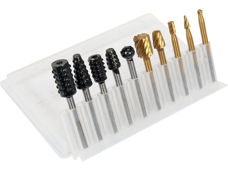 10PCS SET OF ROTARY FILES FOR MINI GRIND (YT-61730)