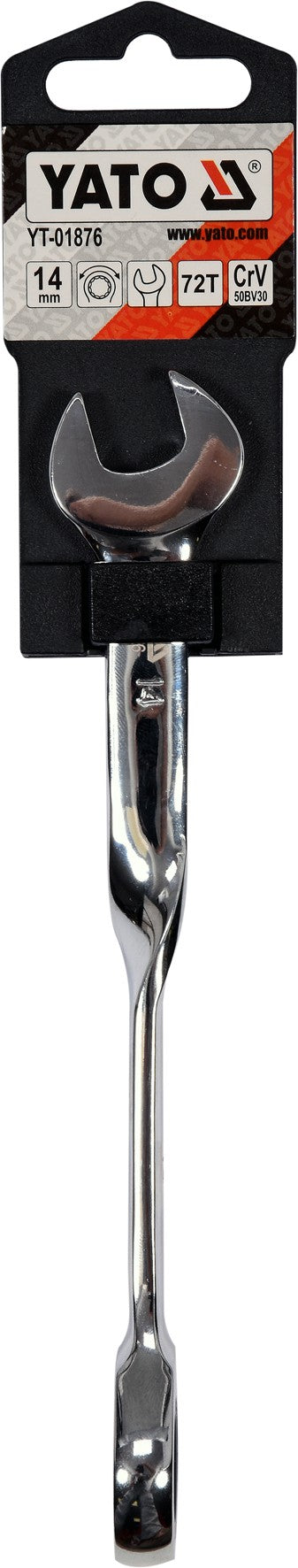 X HANDLE COMBINATION RATCHET WRENCH 14MM (YT-01876)