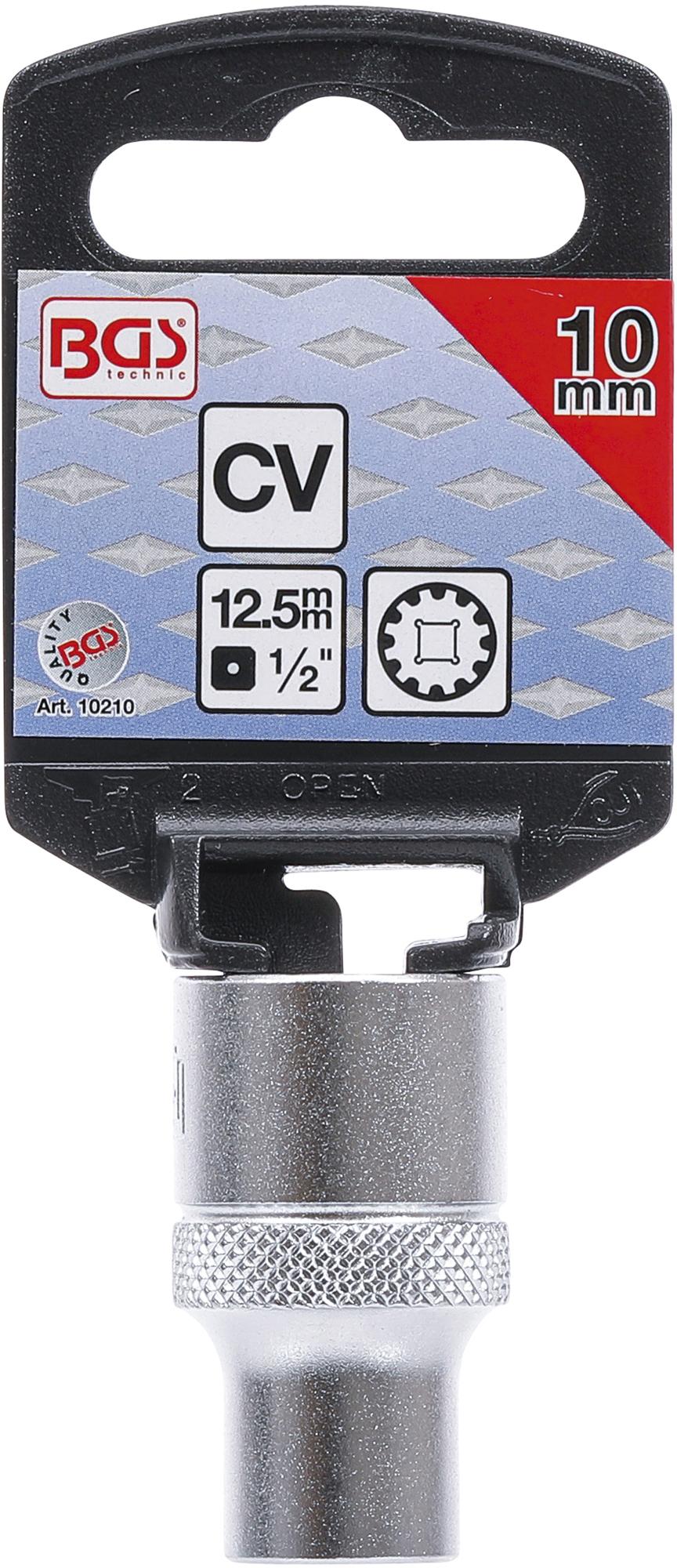 SOCKET, GEAR LOCK | 12,5 MM (1/2") DRIVE | 10 MM (10210)