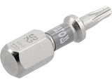 SCREWDRIVER BITS 1/4 25MM T8 2 PCS NI (YT-78010)