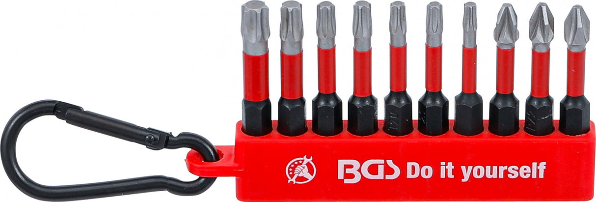 TORSION BIT SET | 6.3 MM (1/4") DRIVE | 10 PCS. (20818)