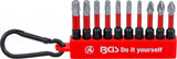 TORSION BIT SET | 6.3 MM (1/4") DRIVE | 10 PCS. (20818)