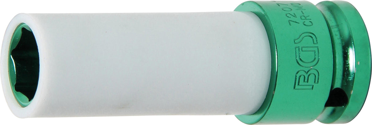 PROTECTIVE IMPACT SOCKET | 12.5 MM (1/2") DRIVE | 15 MM (7207)