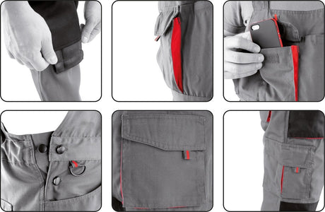 WORK BIB PANTS DAN S. XL (YT-80293)