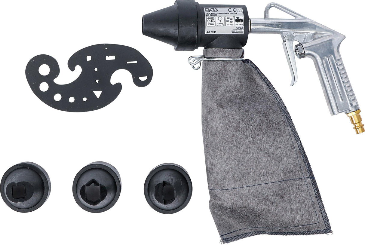 PNEUMATIC SANDBLASTER INCL. ACCESSORIES (3243)